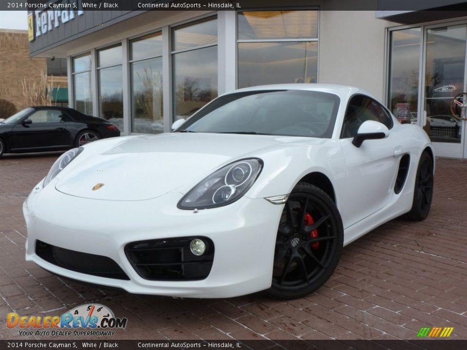 2014 Porsche Cayman S White / Black Photo #1