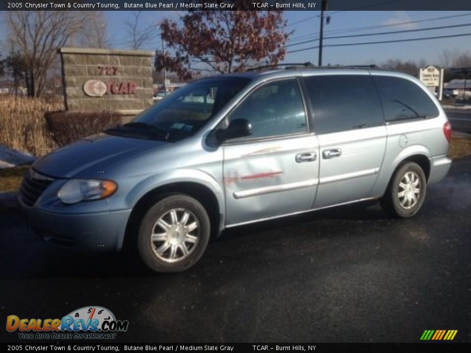 2005 Chrysler Town & Country Touring Butane Blue Pearl / Medium Slate Gray Photo #1