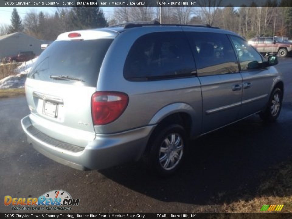 2005 Chrysler Town & Country Touring Butane Blue Pearl / Medium Slate Gray Photo #4