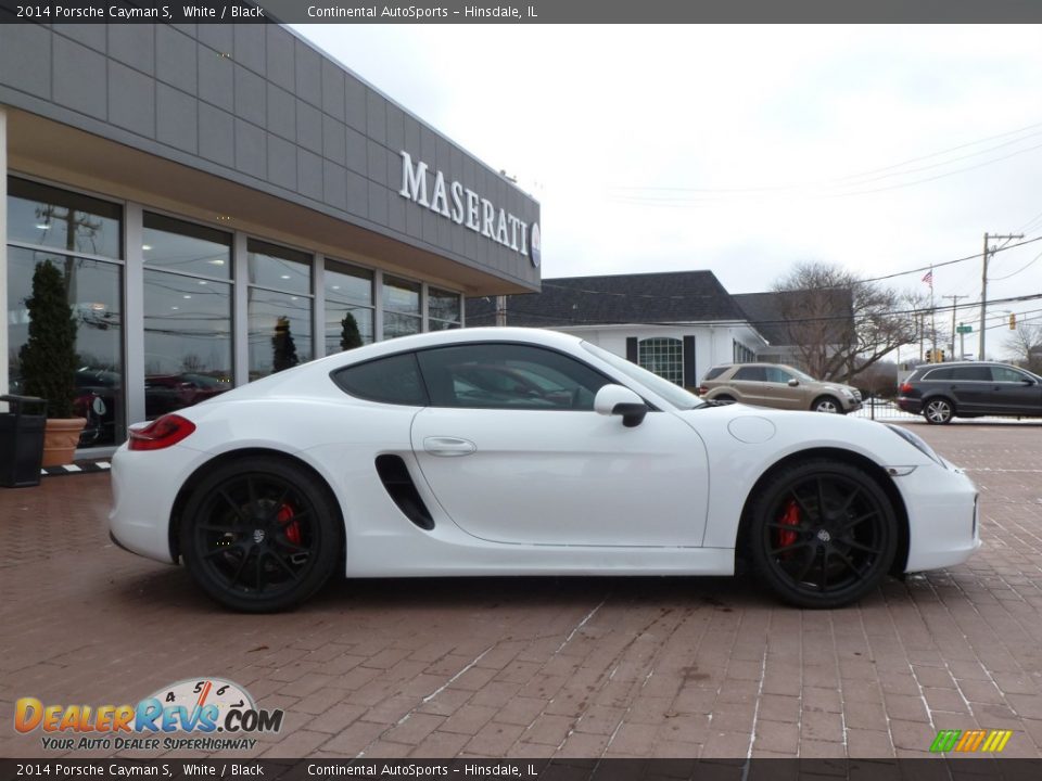 2014 Porsche Cayman S White / Black Photo #6