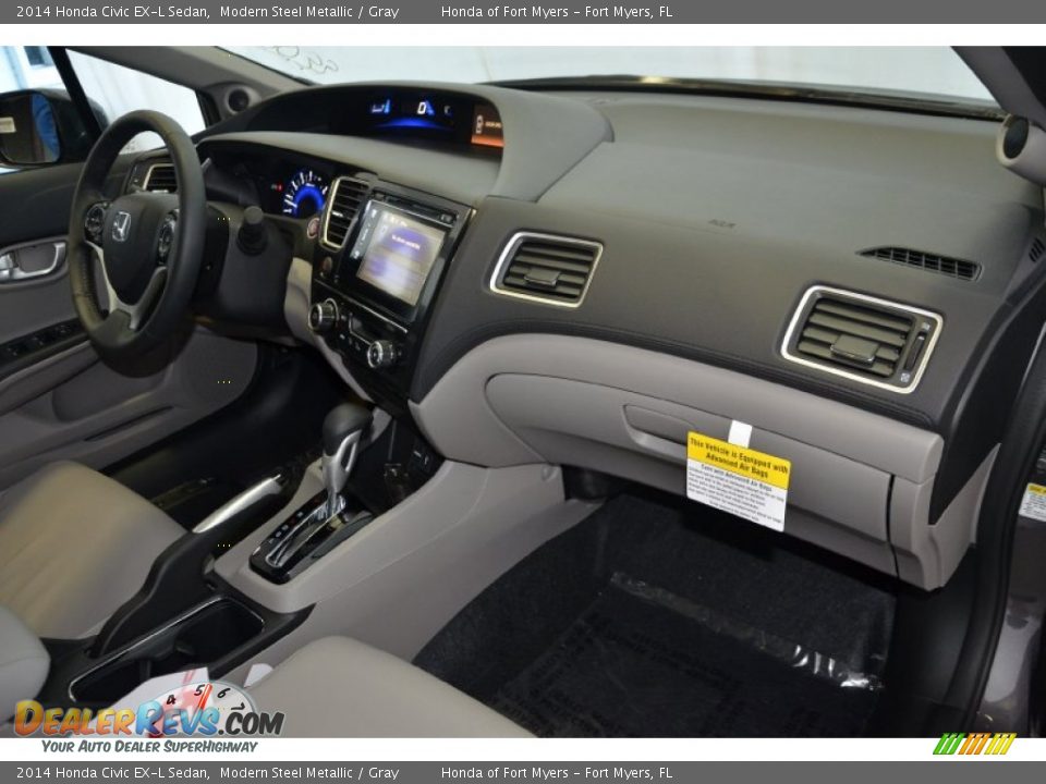 Dashboard of 2014 Honda Civic EX-L Sedan Photo #31