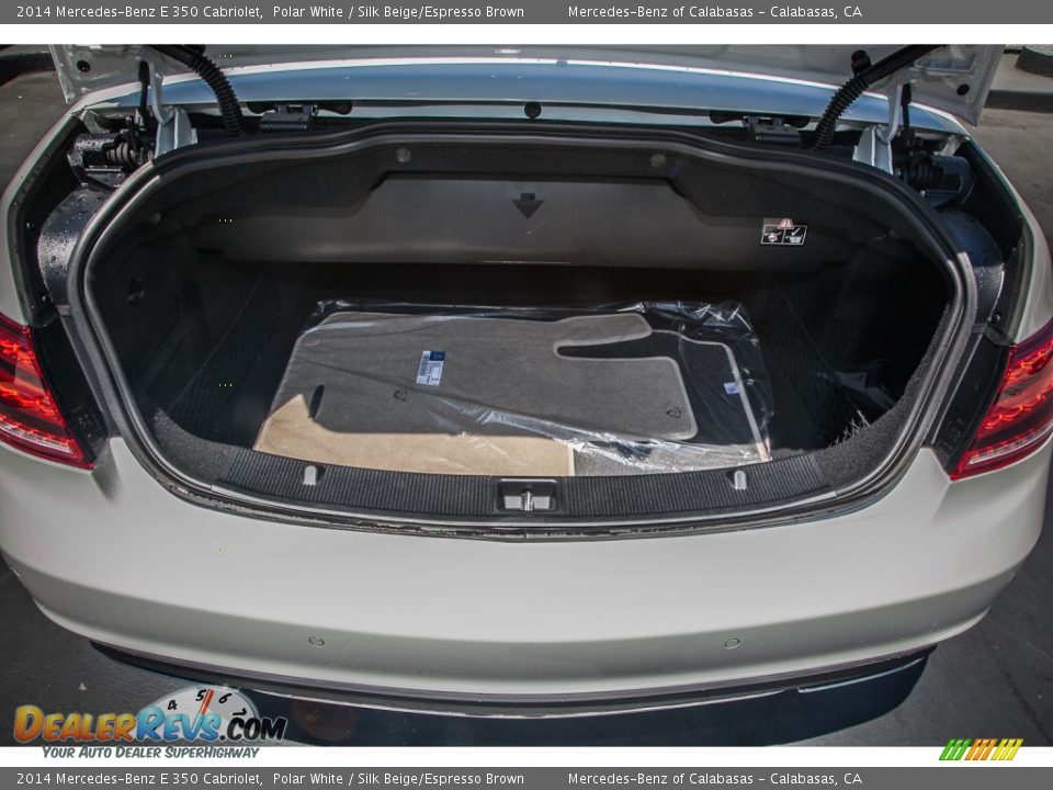 2014 Mercedes-Benz E 350 Cabriolet Polar White / Silk Beige/Espresso Brown Photo #4