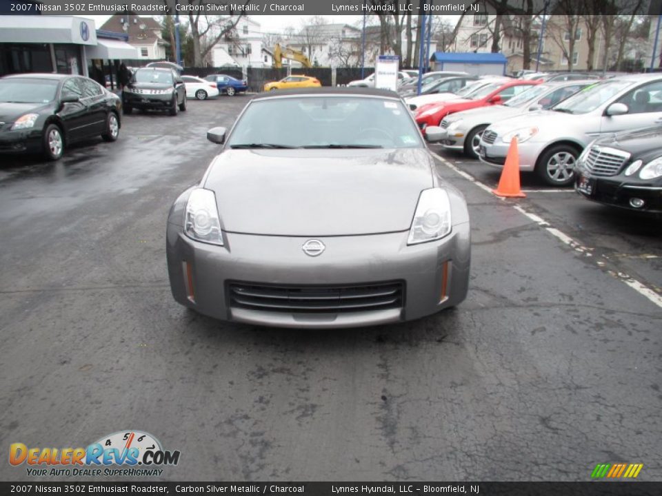 2007 Nissan 350Z Enthusiast Roadster Carbon Silver Metallic / Charcoal Photo #1
