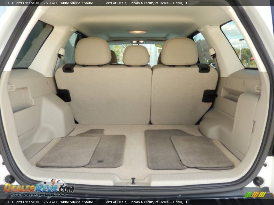2011 Ford Escape XLT V6 4WD White Suede / Stone Photo #9