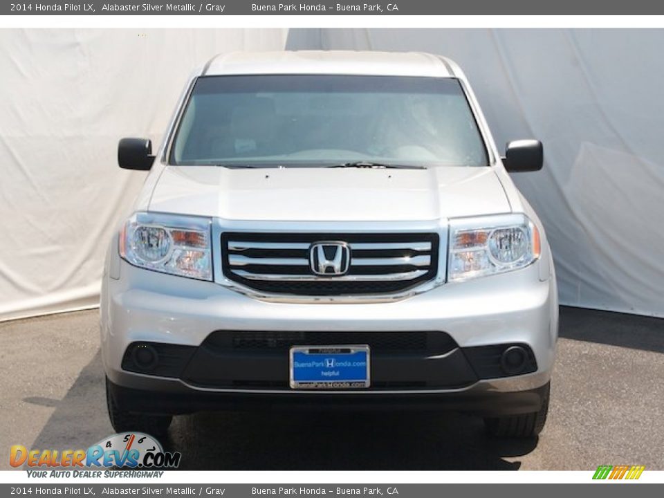 2014 Honda Pilot LX Alabaster Silver Metallic / Gray Photo #2