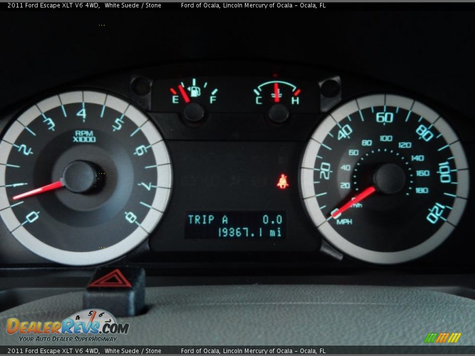 2011 Ford Escape XLT V6 4WD White Suede / Stone Photo #21