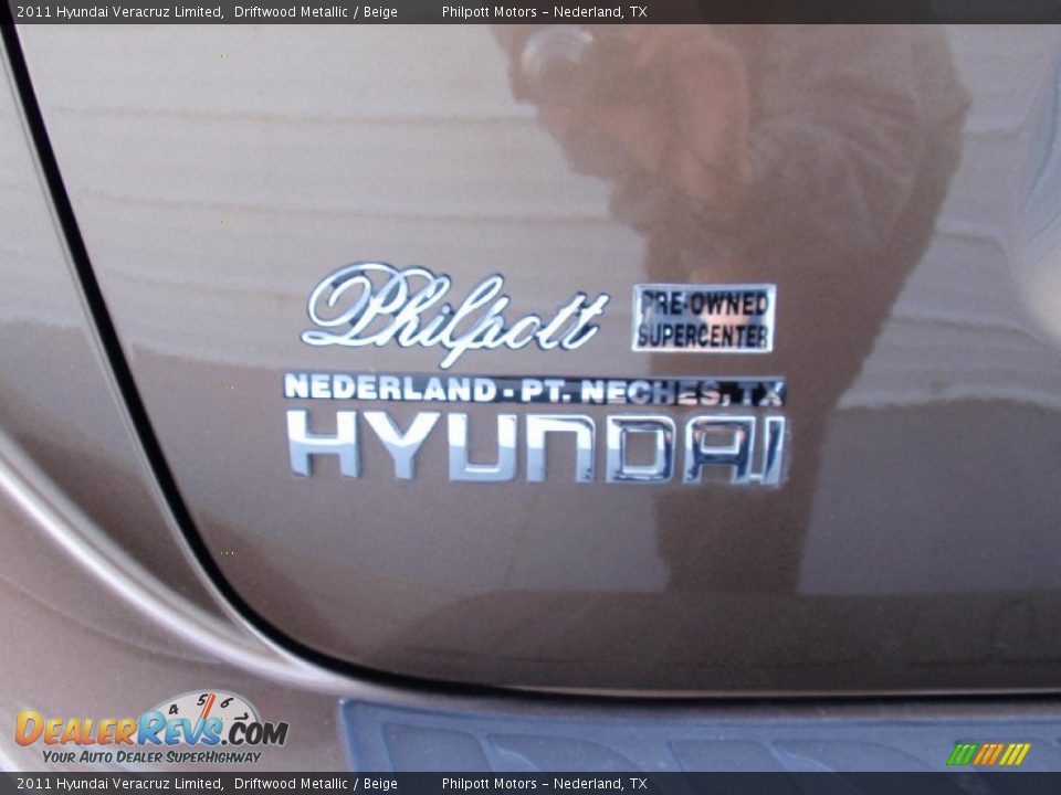 2011 Hyundai Veracruz Limited Driftwood Metallic / Beige Photo #22