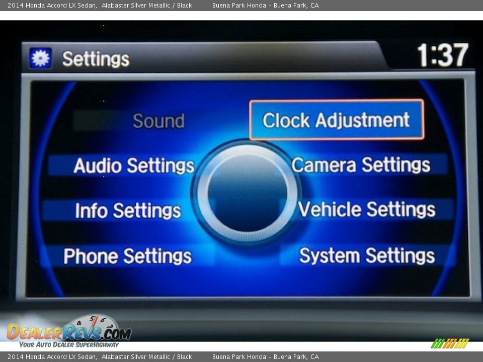 2014 Honda Accord LX Sedan Alabaster Silver Metallic / Black Photo #15