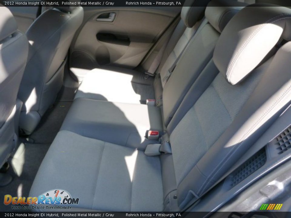 2012 Honda Insight EX Hybrid Polished Metal Metallic / Gray Photo #5