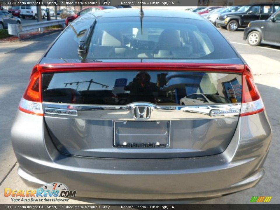 2012 Honda Insight EX Hybrid Polished Metal Metallic / Gray Photo #11
