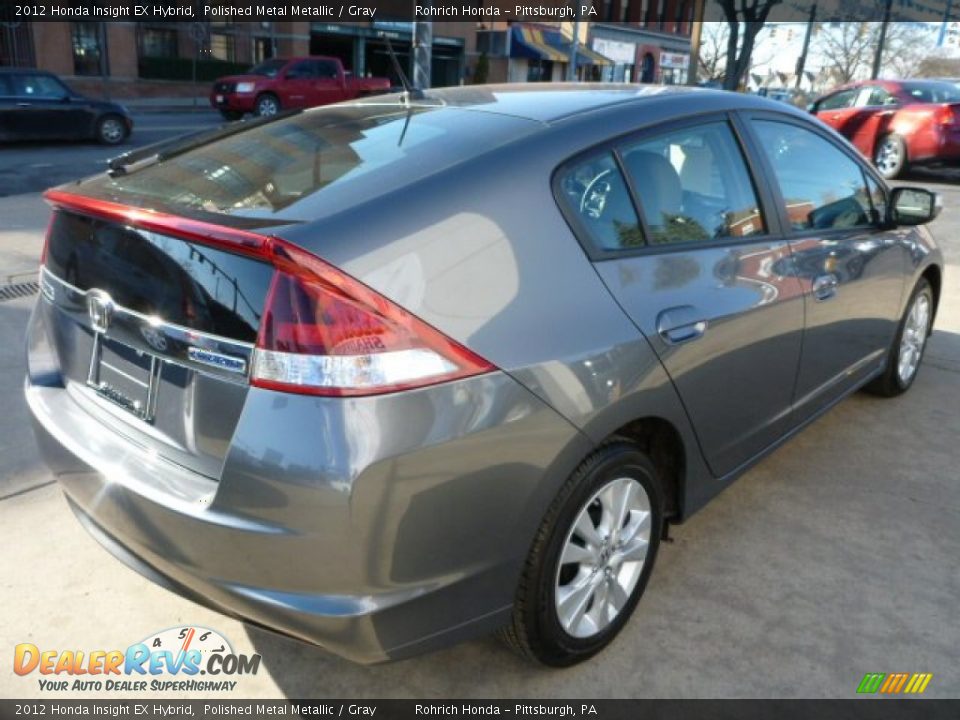 2012 Honda Insight EX Hybrid Polished Metal Metallic / Gray Photo #12