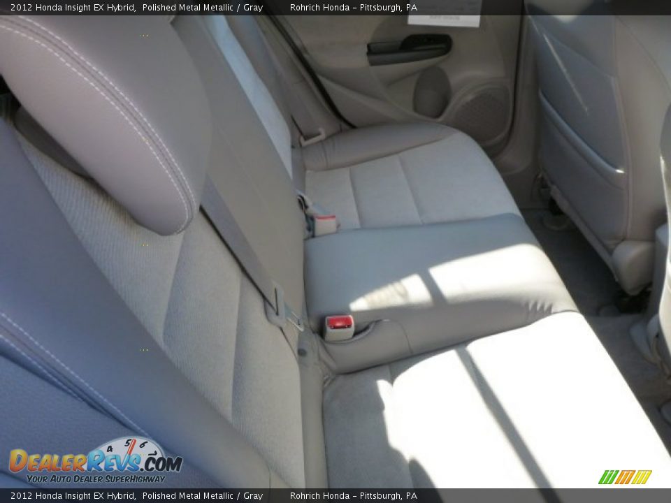 2012 Honda Insight EX Hybrid Polished Metal Metallic / Gray Photo #14