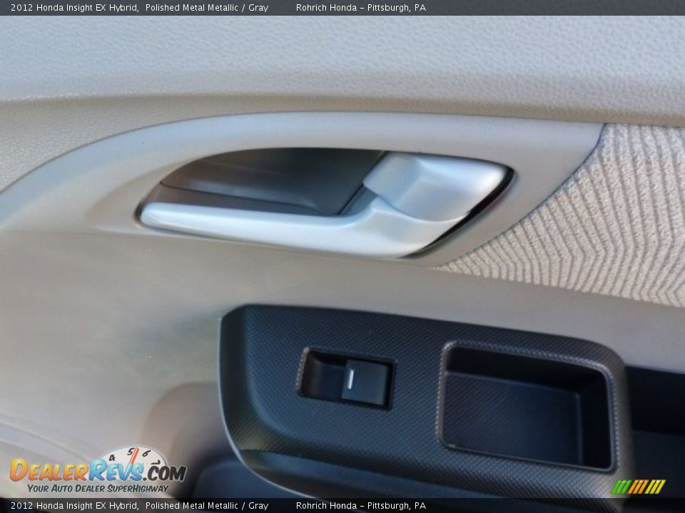 2012 Honda Insight EX Hybrid Polished Metal Metallic / Gray Photo #15