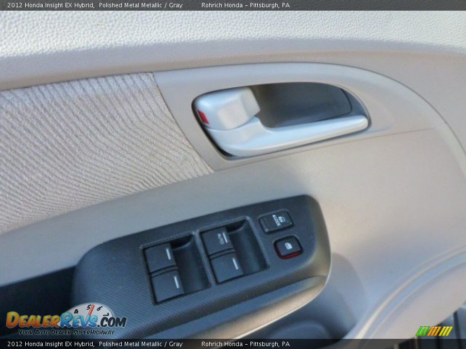 2012 Honda Insight EX Hybrid Polished Metal Metallic / Gray Photo #19
