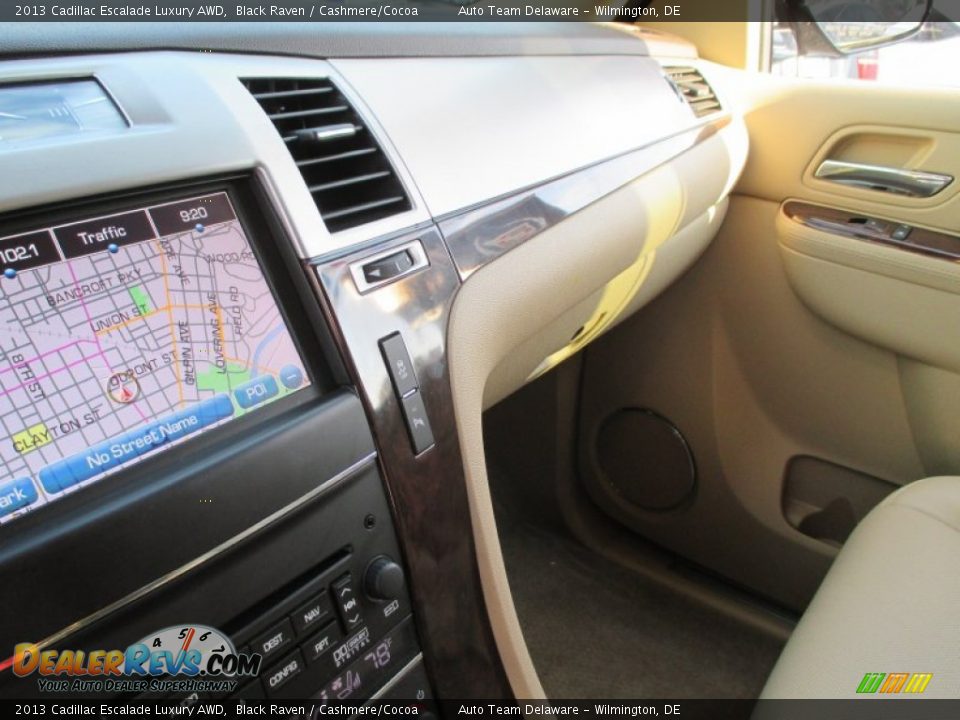 2013 Cadillac Escalade Luxury AWD Black Raven / Cashmere/Cocoa Photo #16