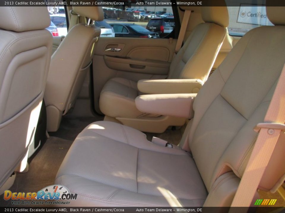 2013 Cadillac Escalade Luxury AWD Black Raven / Cashmere/Cocoa Photo #20