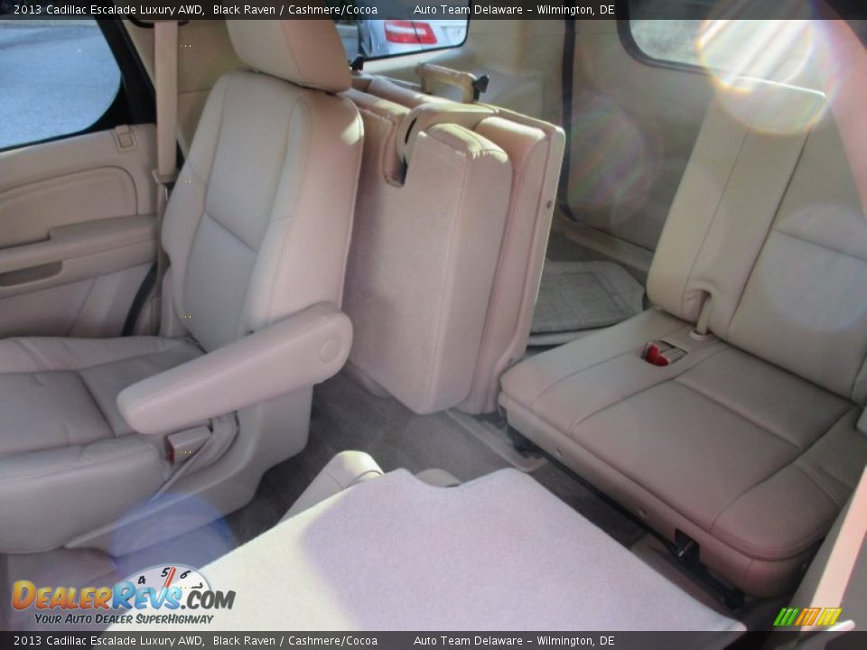 2013 Cadillac Escalade Luxury AWD Black Raven / Cashmere/Cocoa Photo #21