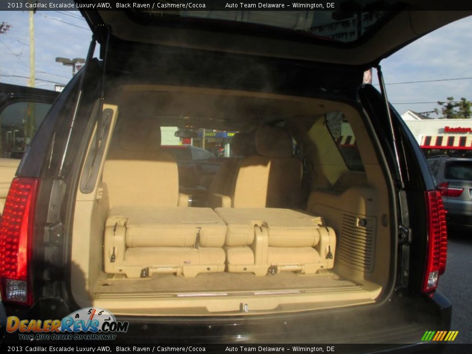 2013 Cadillac Escalade Luxury AWD Black Raven / Cashmere/Cocoa Photo #23