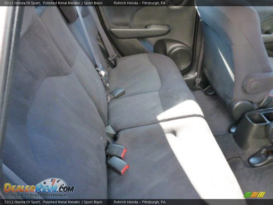 2011 Honda Fit Sport Polished Metal Metallic / Sport Black Photo #14