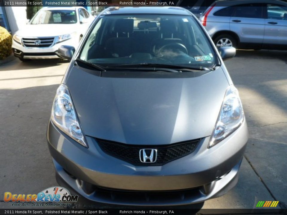 2011 Honda Fit Sport Polished Metal Metallic / Sport Black Photo #17