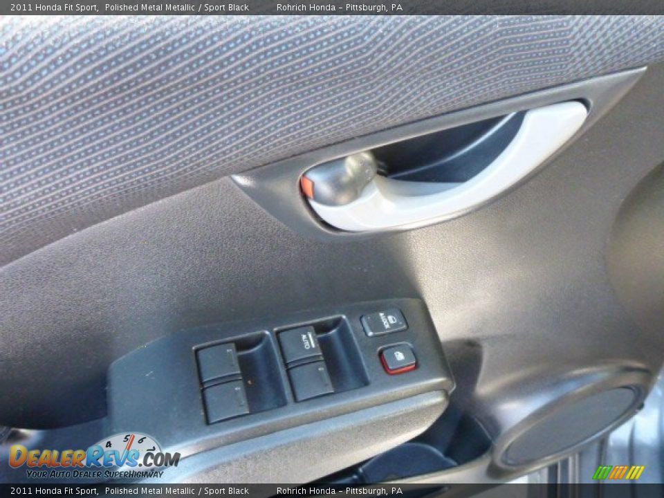 2011 Honda Fit Sport Polished Metal Metallic / Sport Black Photo #19