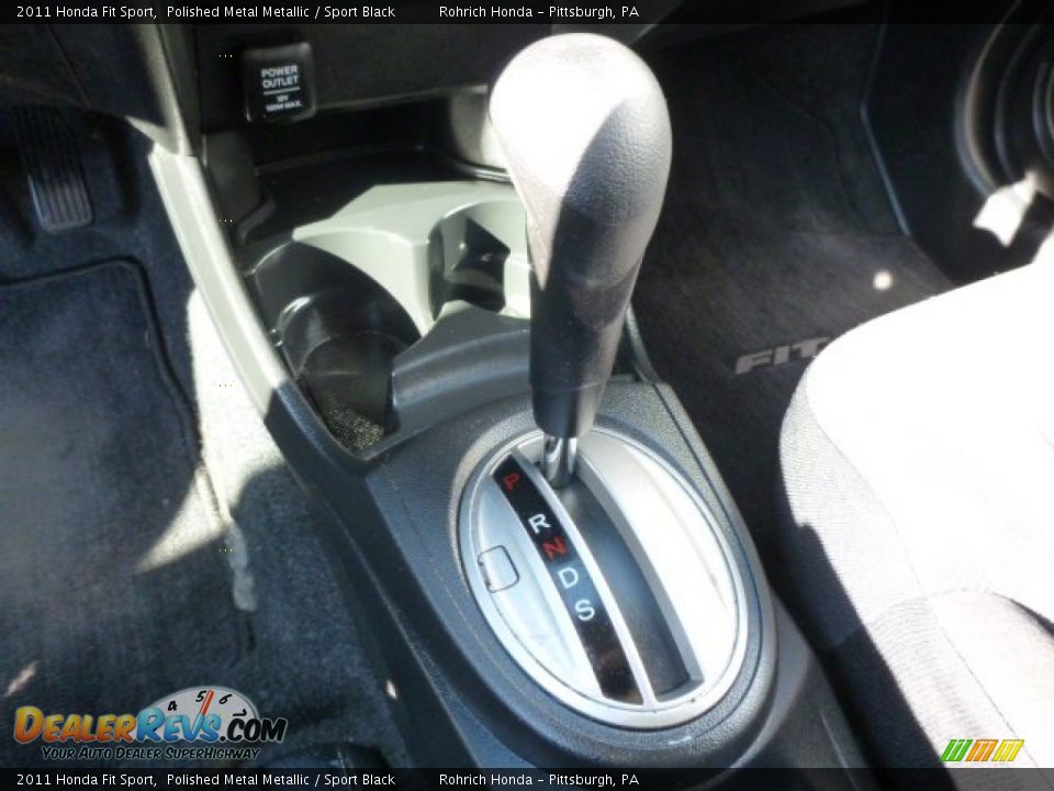 2011 Honda Fit Sport Polished Metal Metallic / Sport Black Photo #21