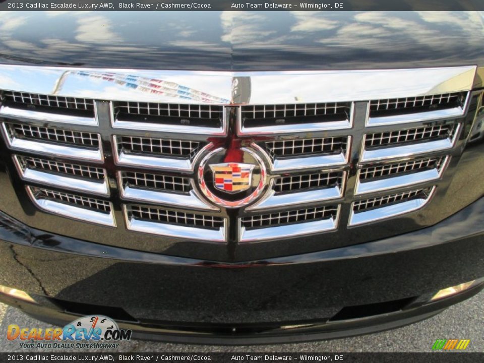 2013 Cadillac Escalade Luxury AWD Black Raven / Cashmere/Cocoa Photo #30