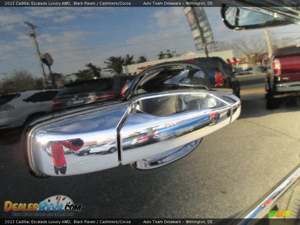 2013 Cadillac Escalade Luxury AWD Black Raven / Cashmere/Cocoa Photo #33