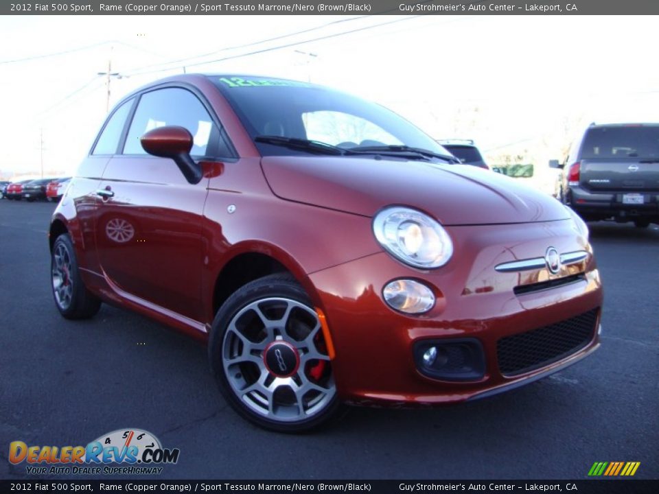 Front 3/4 View of 2012 Fiat 500 Sport Photo #1