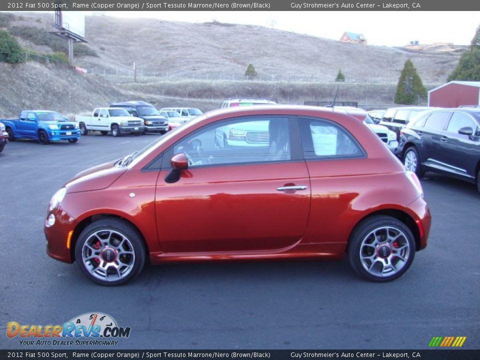 Rame (Copper Orange) 2012 Fiat 500 Sport Photo #3