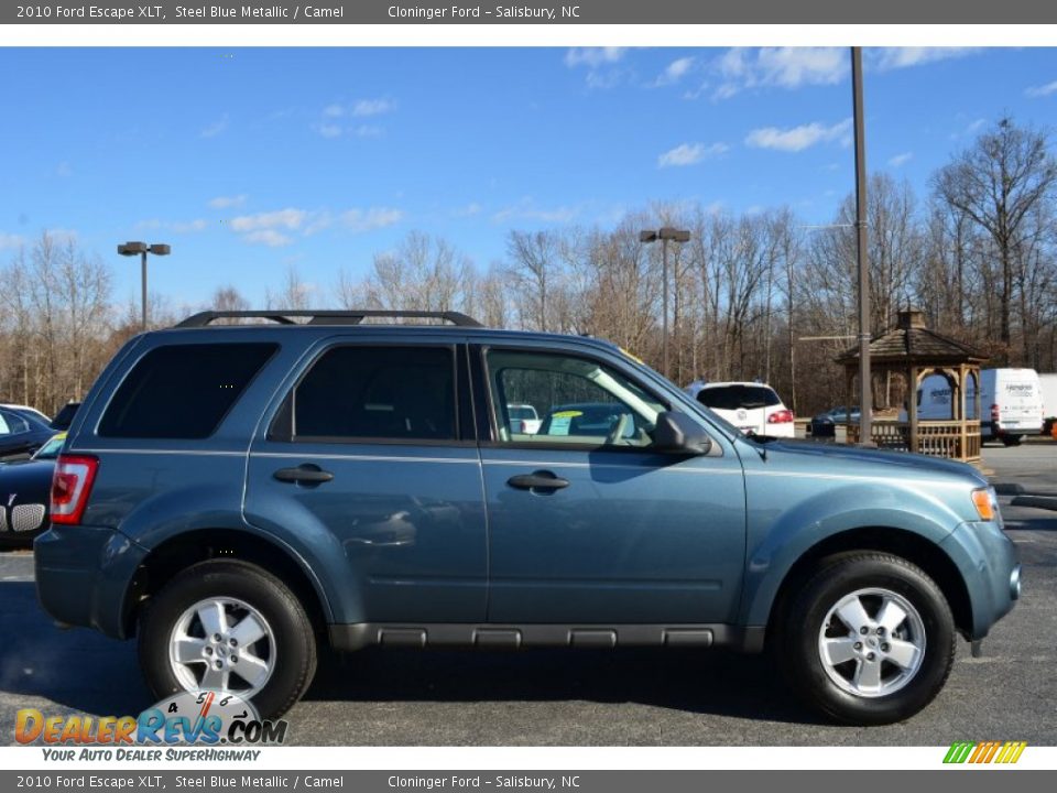 2010 Ford Escape XLT Steel Blue Metallic / Camel Photo #2