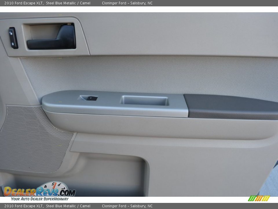 2010 Ford Escape XLT Steel Blue Metallic / Camel Photo #14