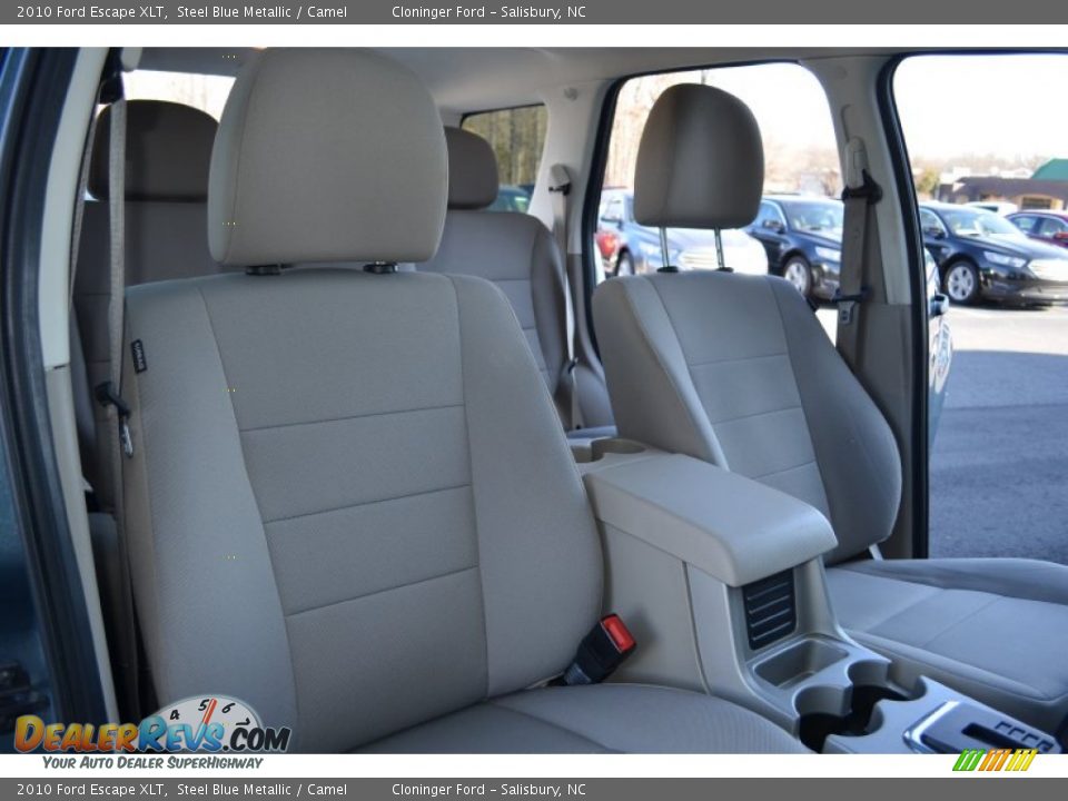 2010 Ford Escape XLT Steel Blue Metallic / Camel Photo #15