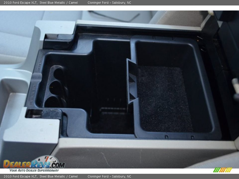 2010 Ford Escape XLT Steel Blue Metallic / Camel Photo #22