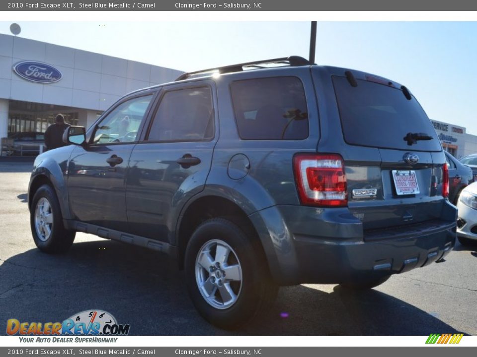 2010 Ford Escape XLT Steel Blue Metallic / Camel Photo #29