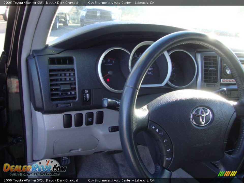 2006 Toyota 4Runner SR5 Black / Dark Charcoal Photo #11