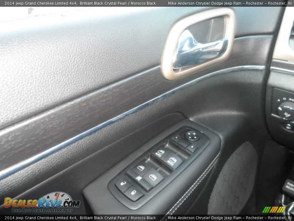 2014 Jeep Grand Cherokee Limited 4x4 Brilliant Black Crystal Pearl / Morocco Black Photo #10