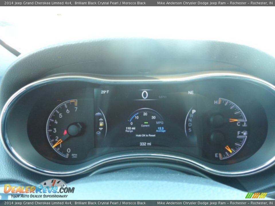 2014 Jeep Grand Cherokee Limited 4x4 Brilliant Black Crystal Pearl / Morocco Black Photo #11
