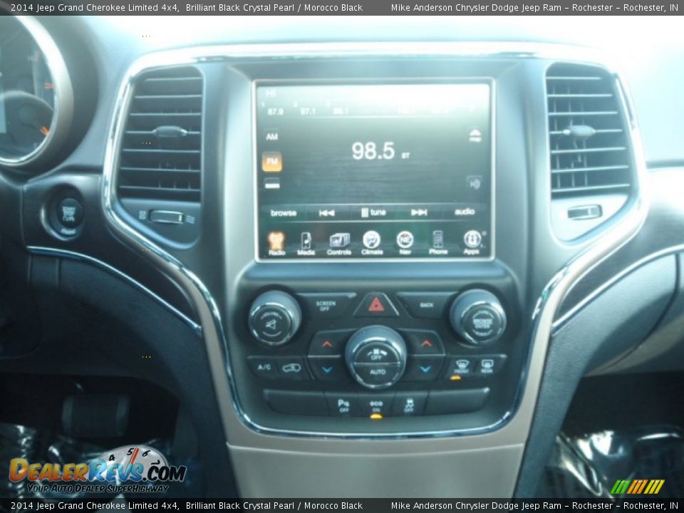 2014 Jeep Grand Cherokee Limited 4x4 Brilliant Black Crystal Pearl / Morocco Black Photo #12