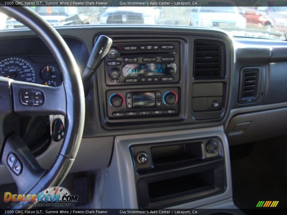 2005 GMC Yukon SLT Summit White / Pewter/Dark Pewter Photo #14