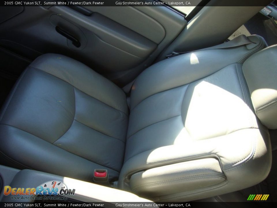 2005 GMC Yukon SLT Summit White / Pewter/Dark Pewter Photo #17