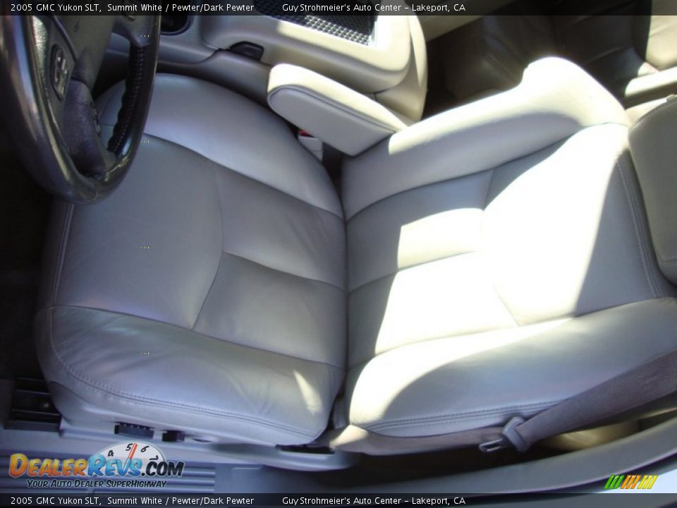 2005 GMC Yukon SLT Summit White / Pewter/Dark Pewter Photo #19
