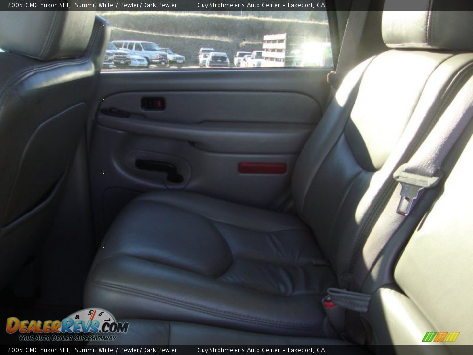 2005 GMC Yukon SLT Summit White / Pewter/Dark Pewter Photo #21
