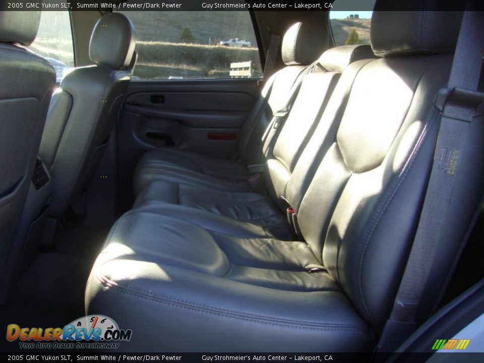 2005 GMC Yukon SLT Summit White / Pewter/Dark Pewter Photo #22