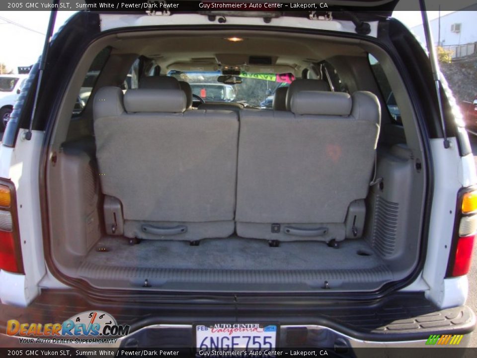 2005 GMC Yukon SLT Summit White / Pewter/Dark Pewter Photo #25