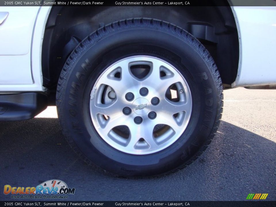2005 GMC Yukon SLT Summit White / Pewter/Dark Pewter Photo #26