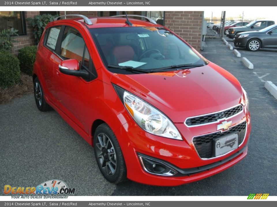 2014 Chevrolet Spark LT Salsa / Red/Red Photo #1