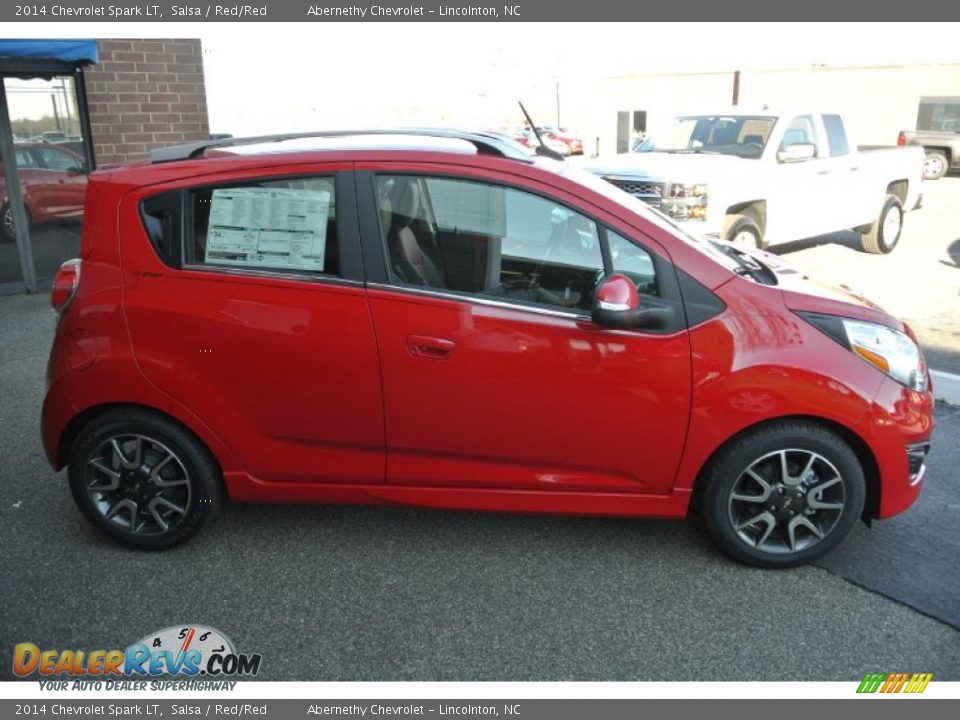 2014 Chevrolet Spark LT Salsa / Red/Red Photo #5