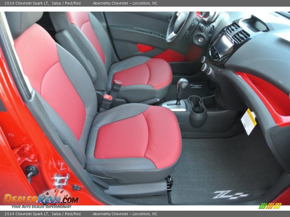 2014 Chevrolet Spark LT Salsa / Red/Red Photo #18