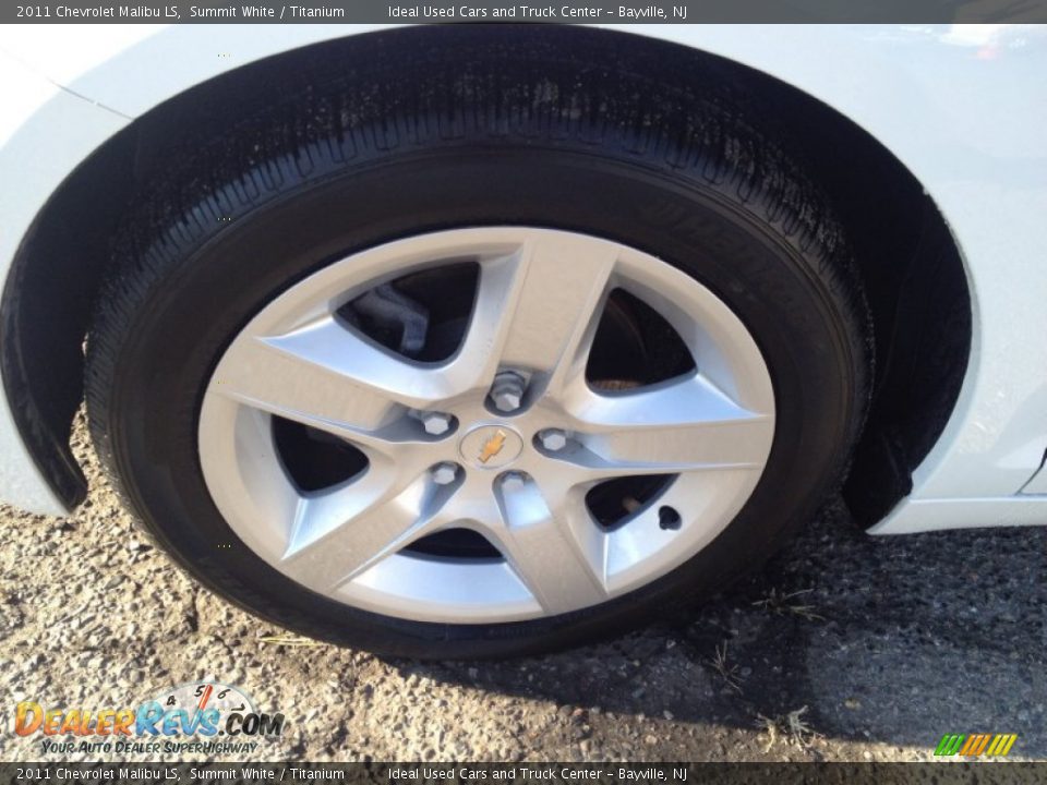 2011 Chevrolet Malibu LS Summit White / Titanium Photo #3